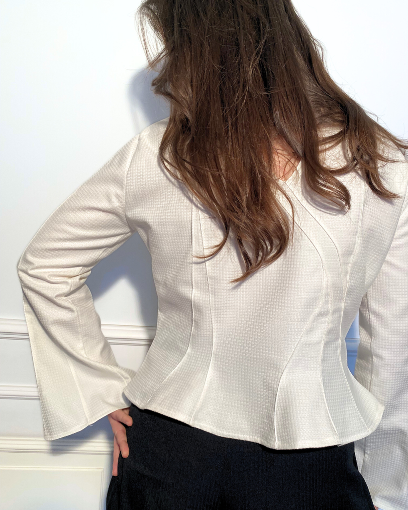 Amara blouse | Off White (S-M)